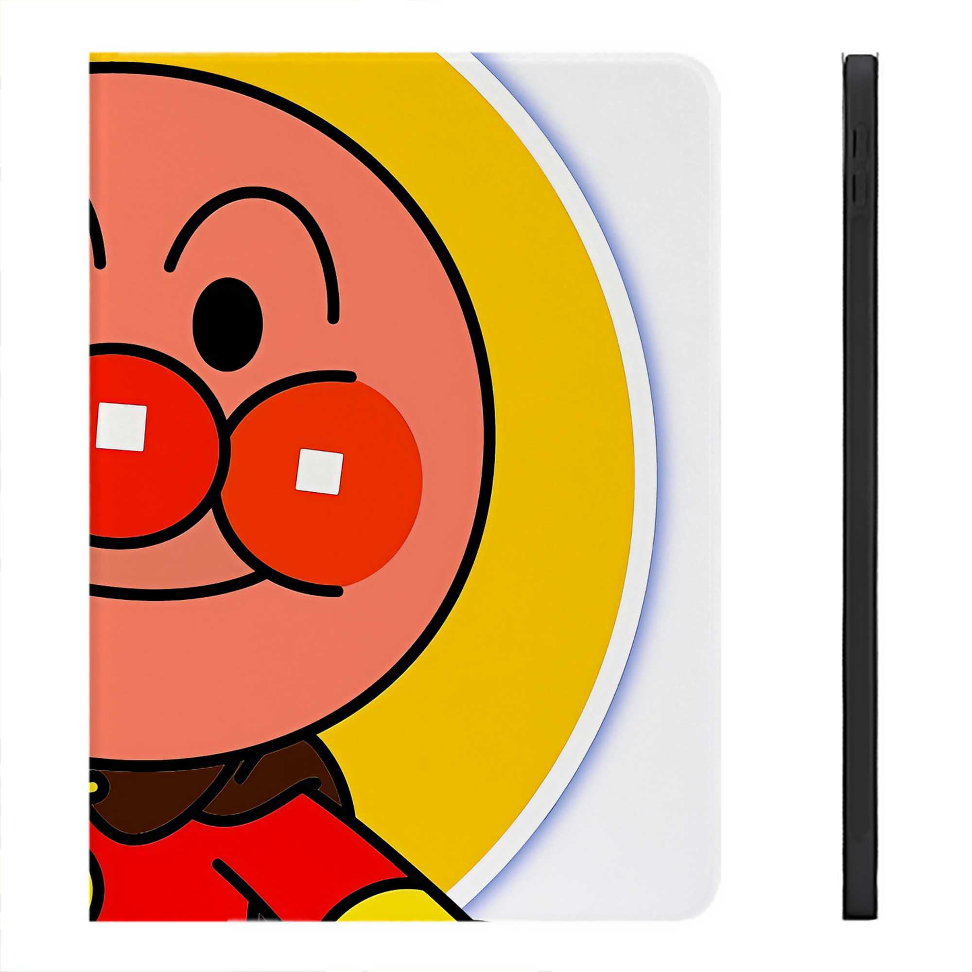 （画像用） アンパンマン Anpanman IPadケース ペンホルダー付き ブックスタイルデザイン